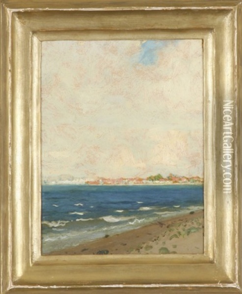 Cantano, A Puerto Rican View Oil Painting - Hermann Dudley Murphy
