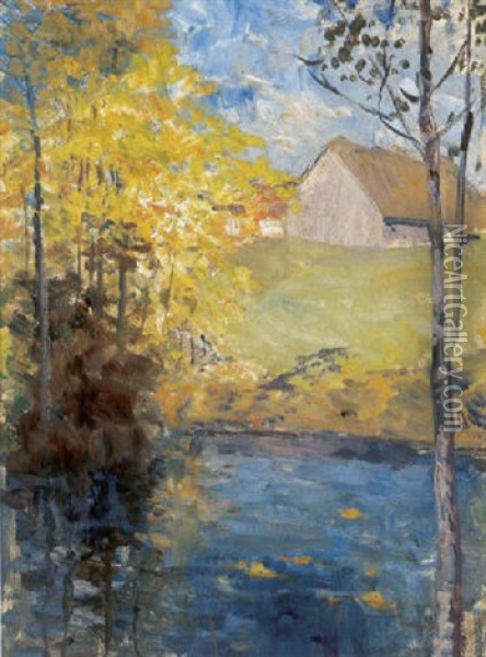 Herbst Oil Painting - Marie Egner