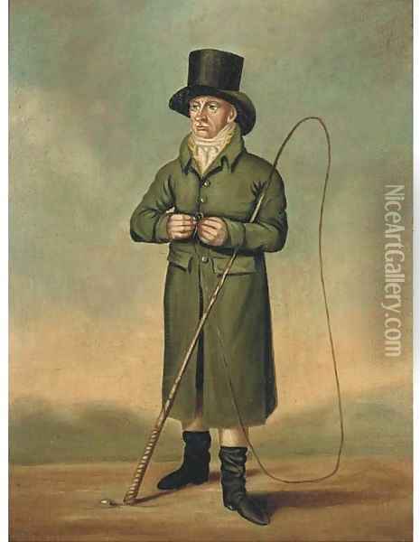 The coachman Oil Painting - Provincial School