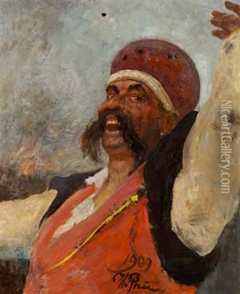 Dancing Cossack Oil Painting - Ilya Repin