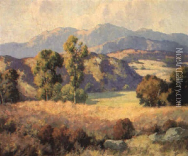 Mountain Landscape Oil Painting - Maurice Braun