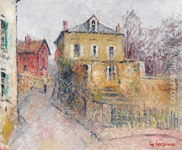 Rue De Village Oil Painting - Gustave Loiseau