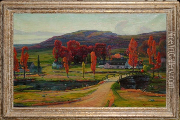 American Landscape Oil Painting - William Greason