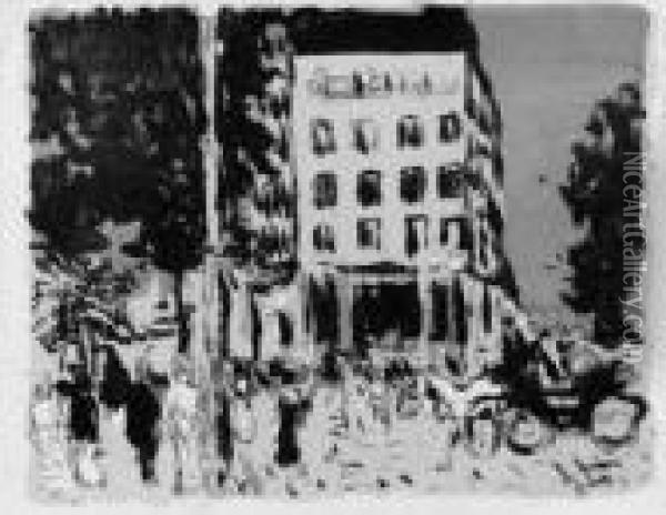 Les Boulevards Oil Painting - Pierre Bonnard