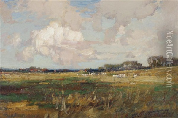 In The Vale Of York Oil Painting - Kershaw Schofield