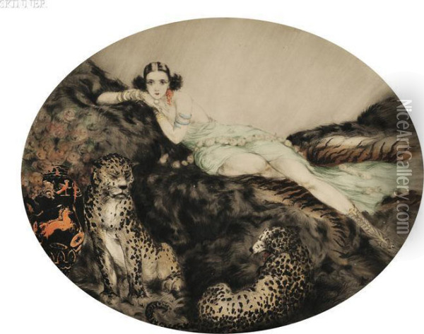 ThaaÂ¯s Oil Painting - Louis Icart