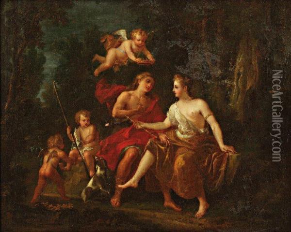 Venus Et Adonis Oil Painting - Du Ponch