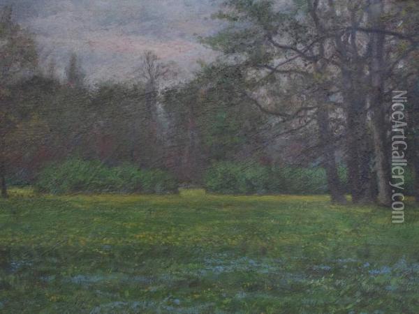 Paesaggio Di Primavera Oil Painting - Emilio Parma