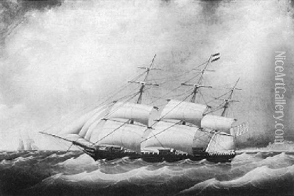 Portrait Of The Three Masted Ship 