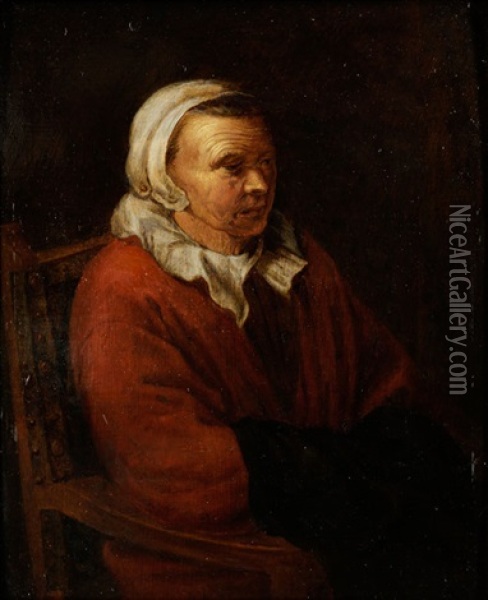 Portrait Einer Reifen Dame Oil Painting - Nicolaes Molenaer