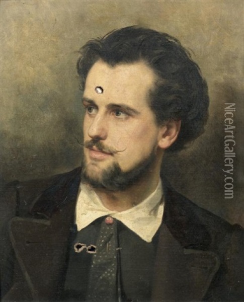 Portrait D'henri Regnault Oil Painting - Victor-Julien Giraud