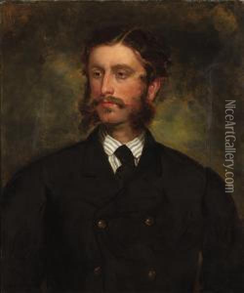 Col. William Thomas Markham (the Artist's Son-in-law) Oil Painting - Sir Francis Grant