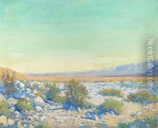 Desert Sagebrush Oil Painting - Alson Skinner Clark