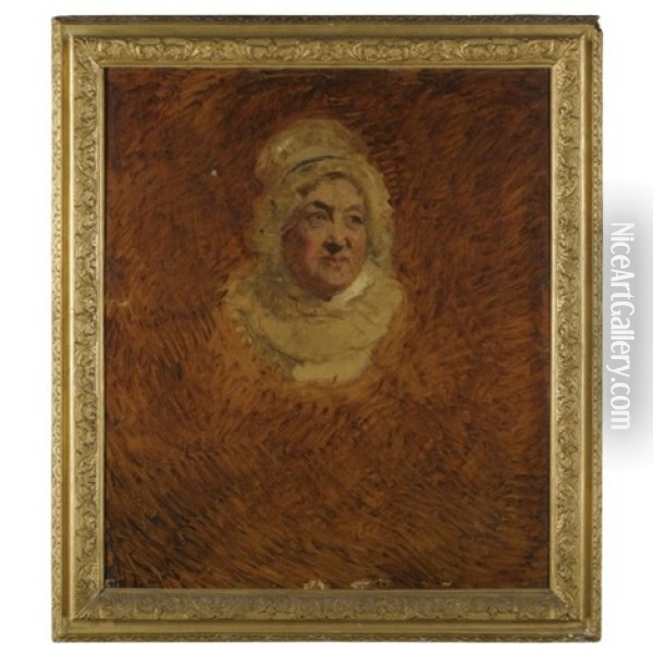 Sketch For The Head Of A Lady, Possibly Lady Elizabeth Howard (d. 1815), Wife Of Henry Reginald Courtenay, Bishop Of Exeter Oil Painting - John Opie