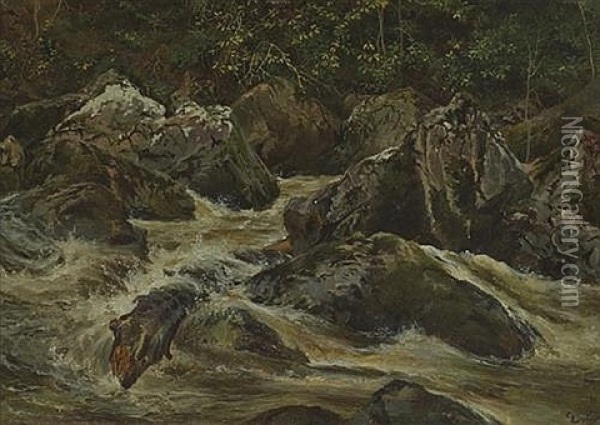 River Oil Painting - Patrick Vincent Duffy