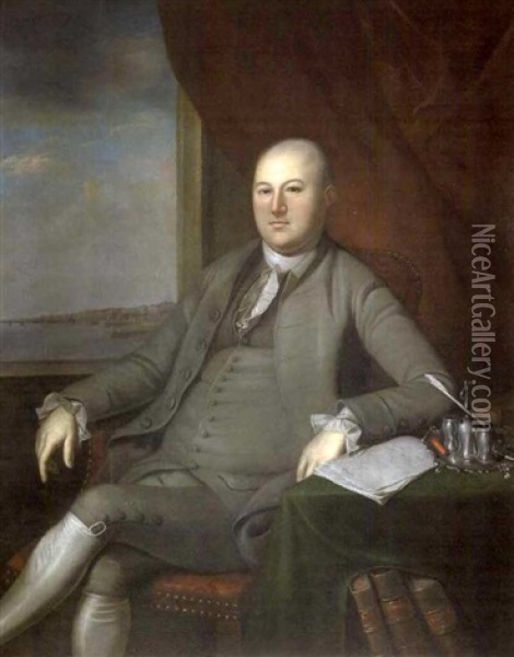 Portrait Of Governor Thomas Wharton, Jr. Oil Painting - Charles Willson Peale