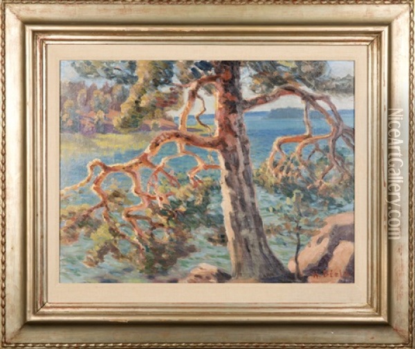 Pine Tree oil painting reproduction by Helmi Ahlman Biese -  