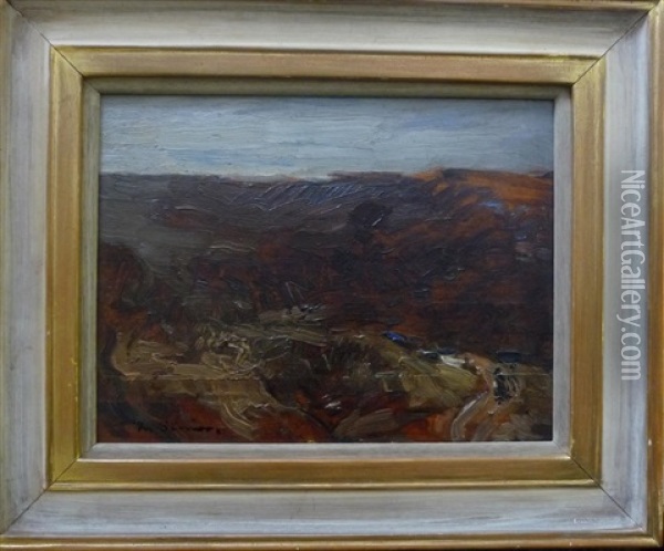 A Still Afternoon Dorropitt, Runswick Oil Painting - Mark Senior