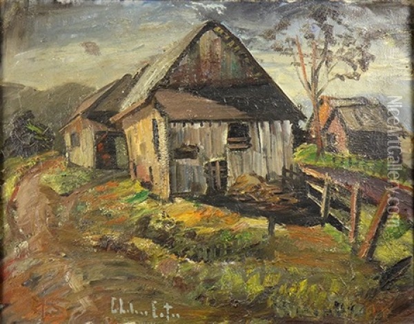 Old Farm House (east Bay) Oil Painting - Chelsea Dingle Eaton