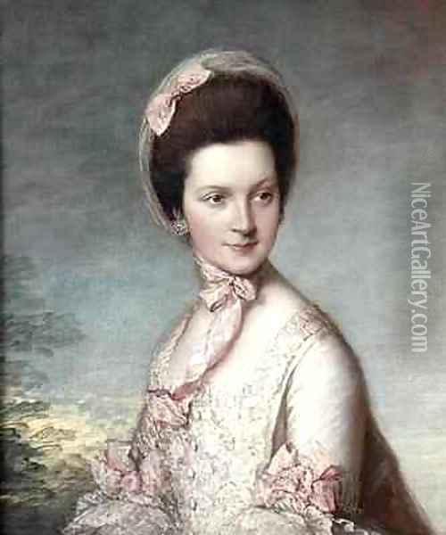 Henrietta Vernon Lady Grosvenor Oil Painting - Thomas Gainsborough