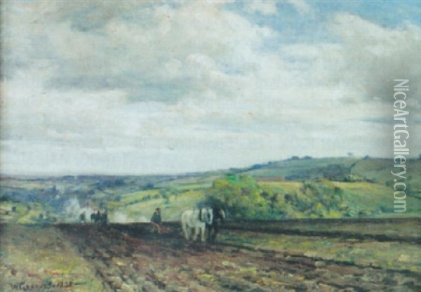 Spring Plowing Oil Painting - Walter Greaves