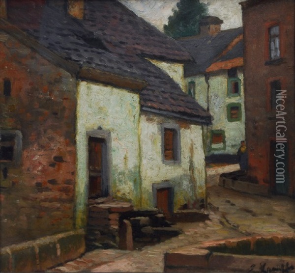 Kerpen In The Eifel Oil Painting - Eugen Kampf