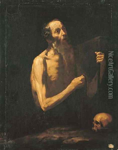 Saint Onophrius Oil Painting - Jusepe De Ribera, Lo Spagnoletto