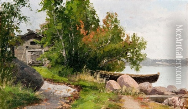 A Summer Day Oil Painting - Ellen Favorin