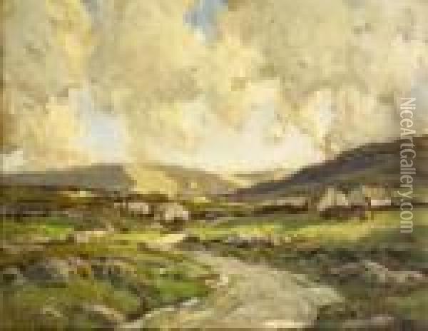 After Rain In The Rosses Oil Painting - James Humbert Craig