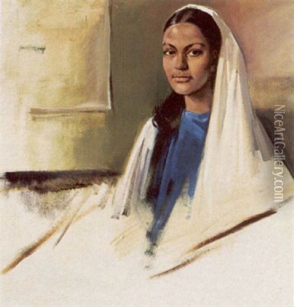 Indiase Vrouw Oil Painting - Han Van Meegeren