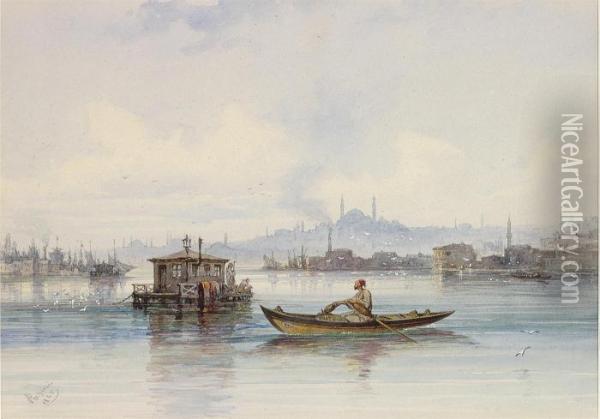 Constantinople Oil Painting - Amadeo Preziosi