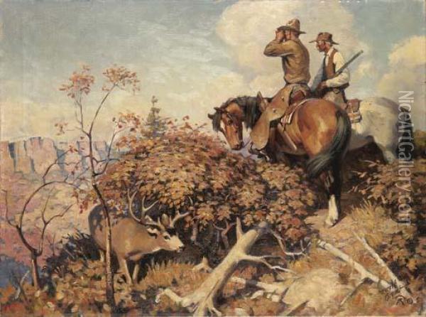 The Strategy Of The Wild Oil Painting - Harold Bryant