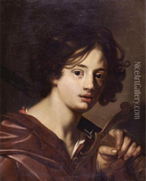 David Oil Painting - Niccolo Renieri (see Regnier, Nicolas)