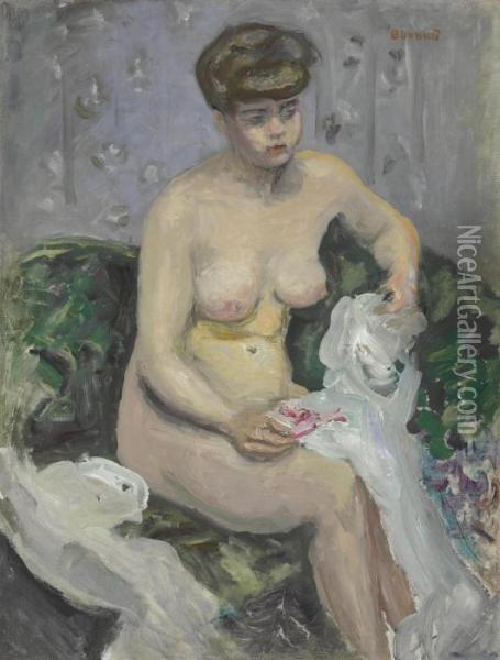 Le Modele A La Chemise Blanche Oil Painting - Pierre Bonnard