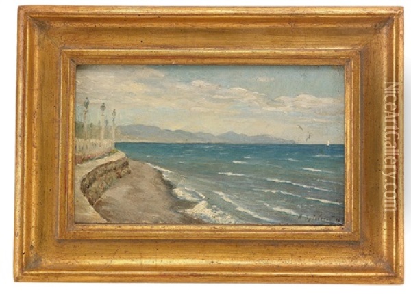 Crimean View Oil Painting - Nikolai Nikanorovich Dubovskoy