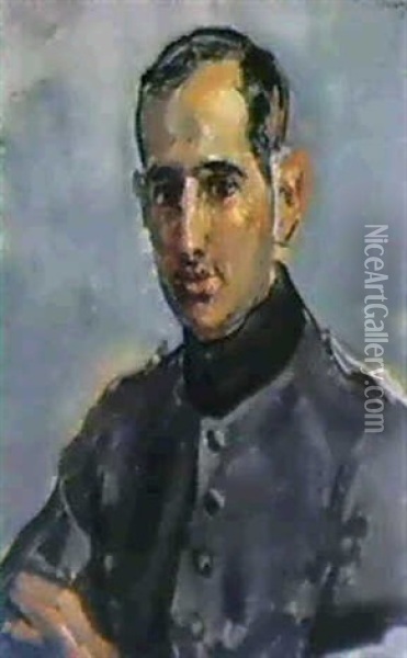 Bildnis Otto Blumenfeld Oil Painting - Max Slevogt