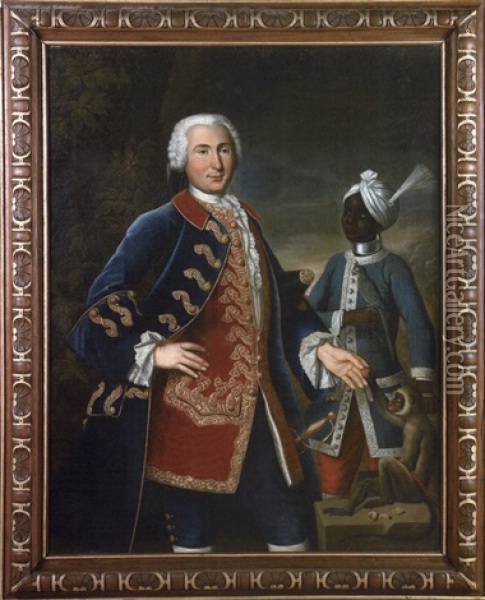 Le Capitaine De Vire Du Liron De Montivers Aux Indes Oil Painting - Francois Dagobert Jouvenet