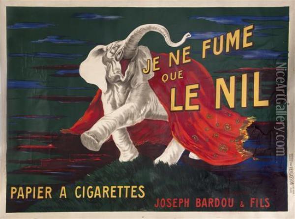 Je Ne Fume Que Le Nil Oil Painting - Leonetto Cappiello