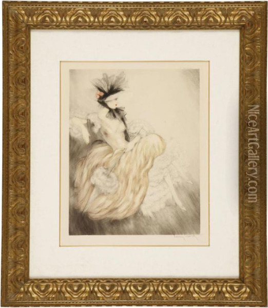 Frou Frou Oil Painting - Louis Icart