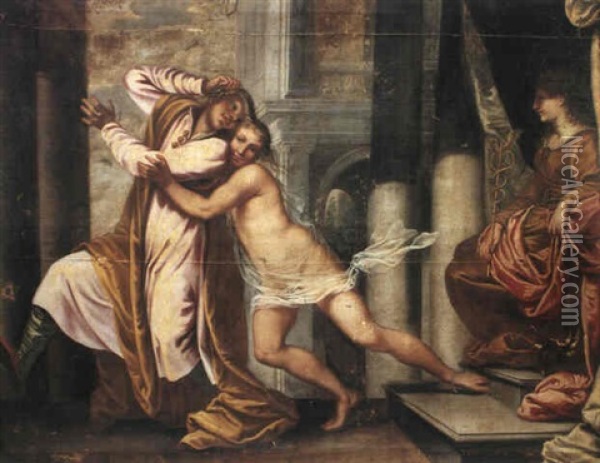 Raffigurazione Allegorica Oil Painting - Pietro (Libertino) Liberi