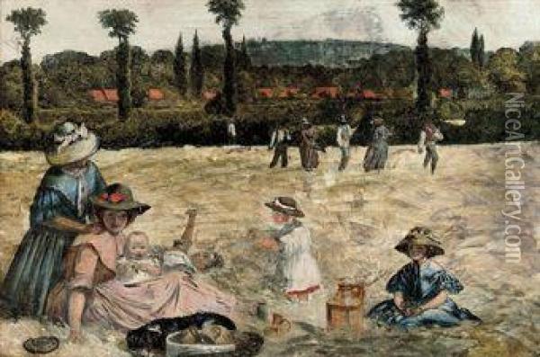 Haymaking Oil Painting - Peter Paul Marshall