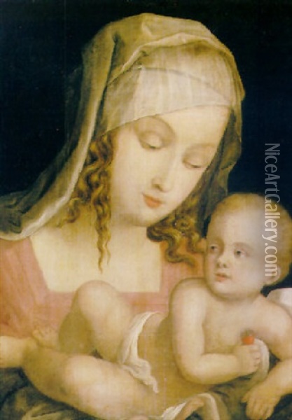 Madonna Della Pera Oil Painting - Albrecht Duerer