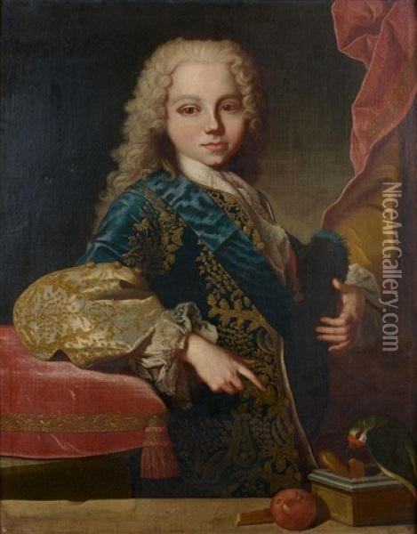 Portrait De Philippe I De Parme (1720 - 1765) Oil Painting - Jean Ranc