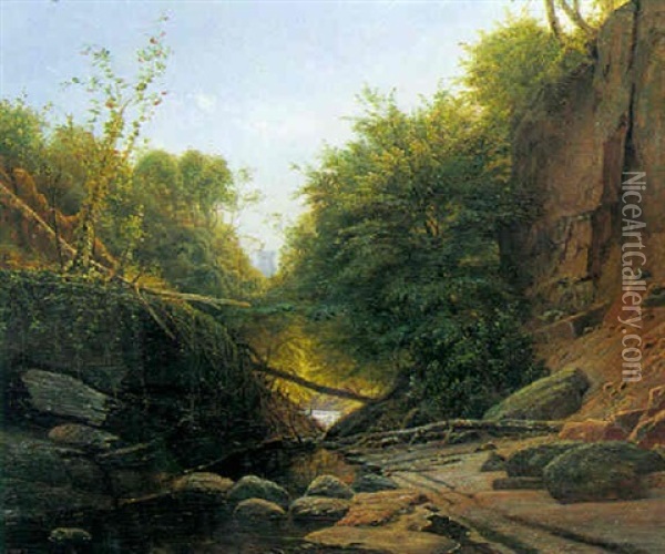 Alob, Sommer Oil Painting - Thorvald Simeon Niss