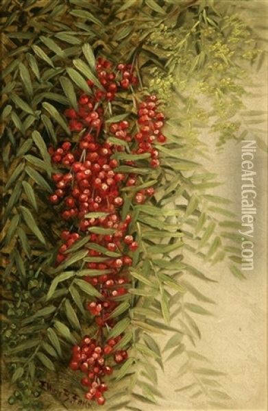 Pepper Tree Oil Painting - Ellen Francis Burpee Farr