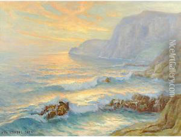 Capri Al Tramonto Oil Painting - Max Usadel