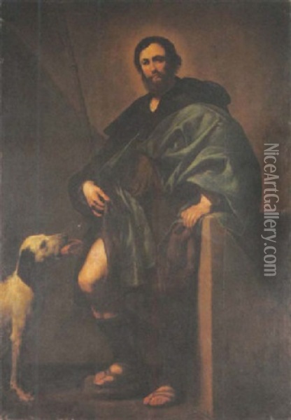 Der Heilige Rochus Oil Painting - Jusepe de Ribera