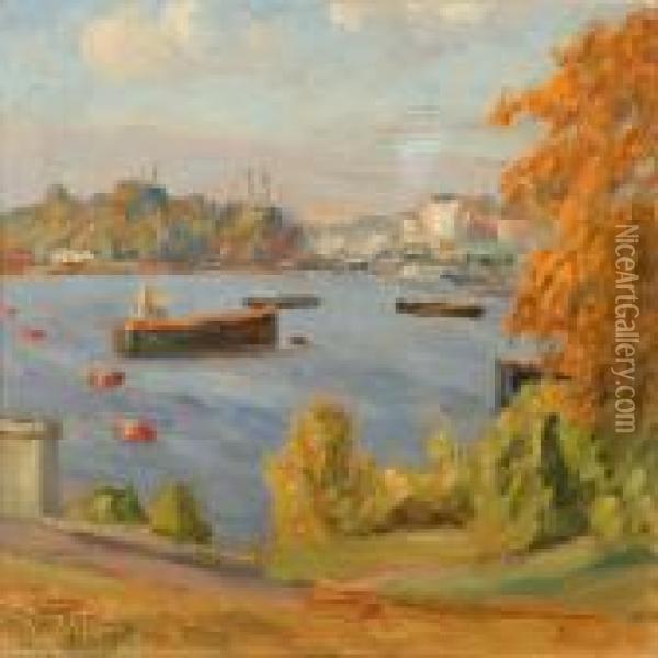 Hostfarger Oil Painting - Prince Eugen Of Sweden