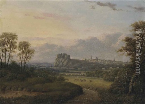 A View Of Edinburgh From Bruntsfield Oil Painting - Patrick Nasmyth