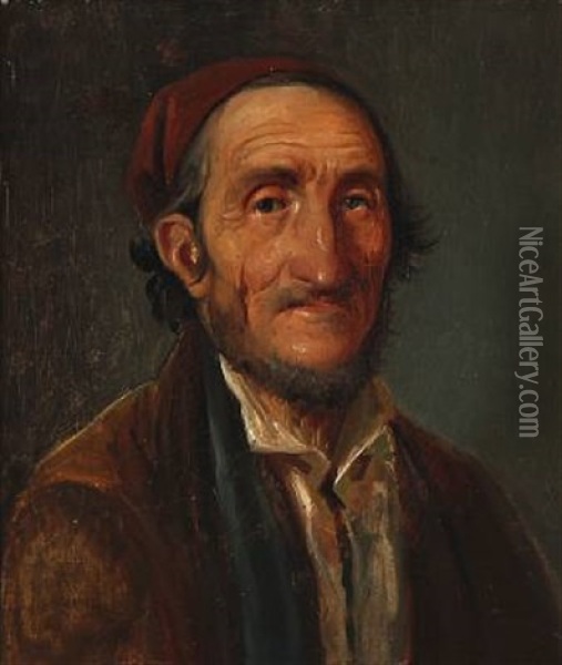 An Elderly Gentleman Oil Painting - Wilhelm Nicolai Marstrand